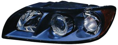 VOLVO V50 2003-2012 ESTATE Headlight Black Inner With Motor (not C30) Left Hand