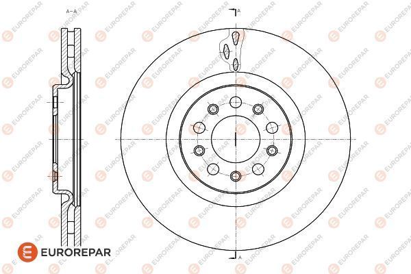 Brake Disc OEM (EUROREPAR) 1622808380