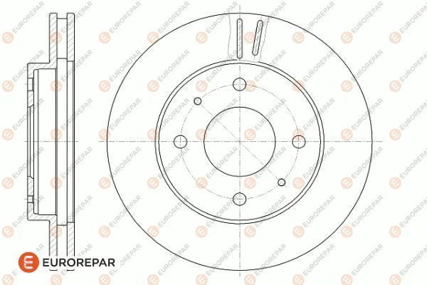 Brake Disc OEM (EUROREPAR) 1618885380