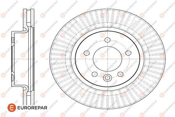 Brake Disc OEM (EUROREPAR) 1622810780