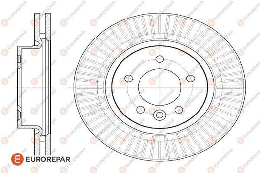 Brake Disc OEM (EUROREPAR) 1622810780