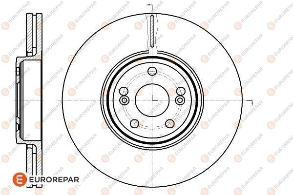 Brake Disc OEM (EUROREPAR) 1618880380