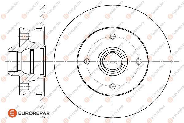 Brake Disc OEM (EUROREPAR) 1618869180