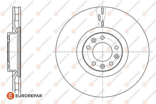 Brake Disc OEM (EUROREPAR) 1618864280