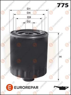 Oil Filter OEM (EUROREPAR) E149143