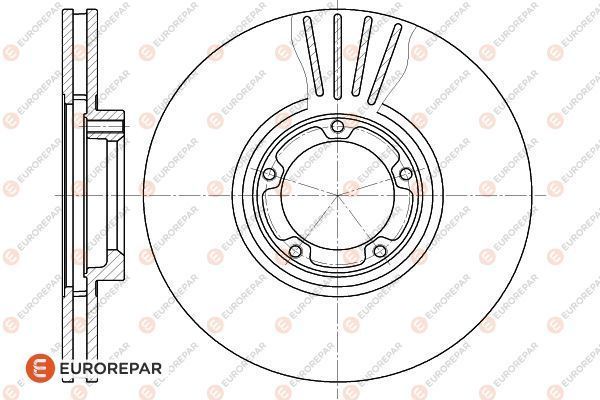 Brake Disc OEM (EUROREPAR) 1618872780