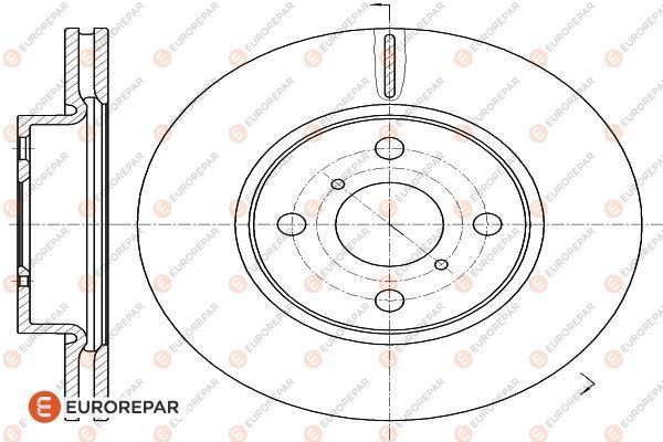 Brake Disc OEM (EUROREPAR) 1618890180