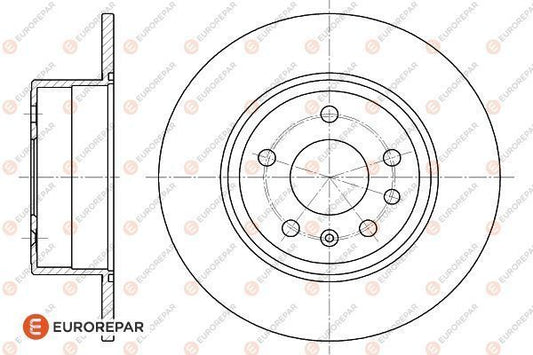 Brake Disc OEM (EUROREPAR) 1618874980