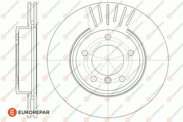 Brake Disc OEM (EUROREPAR) 1618885680