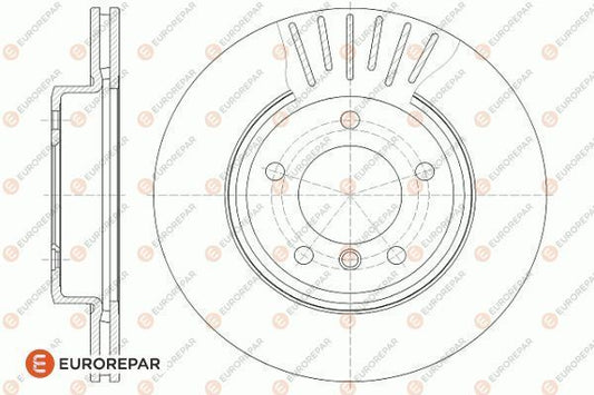 Brake Disc OEM (EUROREPAR) 1618885680