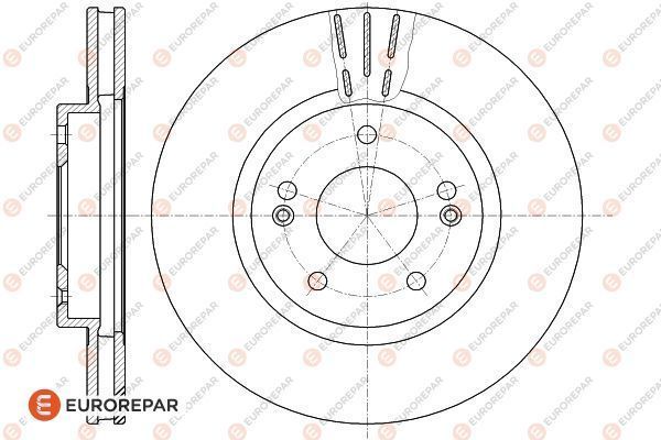 Brake Disc OEM (EUROREPAR) 1622815780