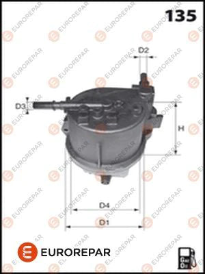 Diesel Filter OEM (EUROREPAR) 1611658680