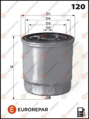 Diesel Filter OEM (EUROREPAR) 1609692280