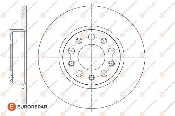 Brake Disc OEM (EUROREPAR) 1622810180