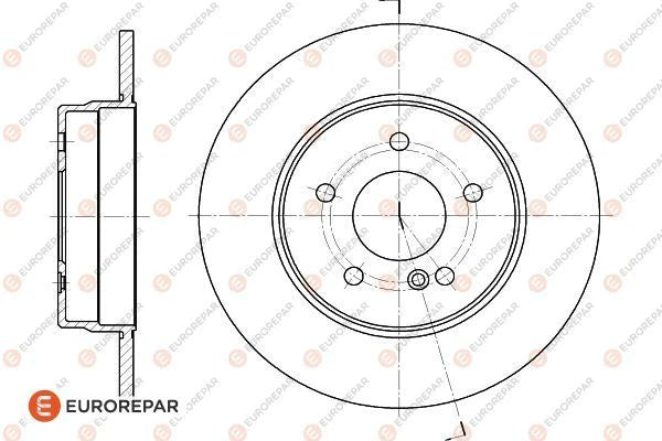 Brake Disc OEM (EUROREPAR) 1618865780