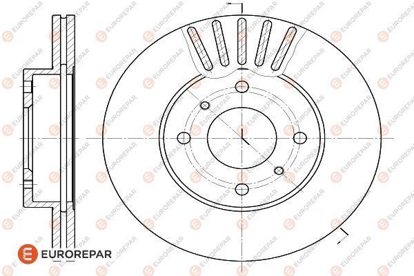 Brake Disc OEM (EUROREPAR) 1618882880