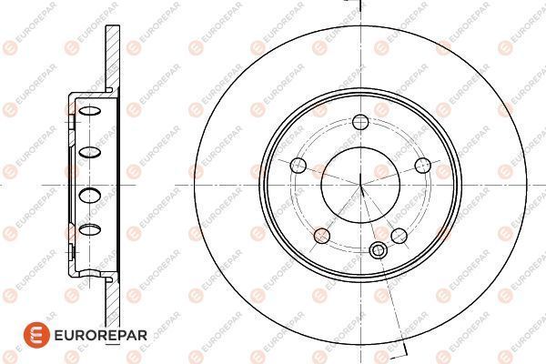 Brake Disc OEM (EUROREPAR) 1618875880