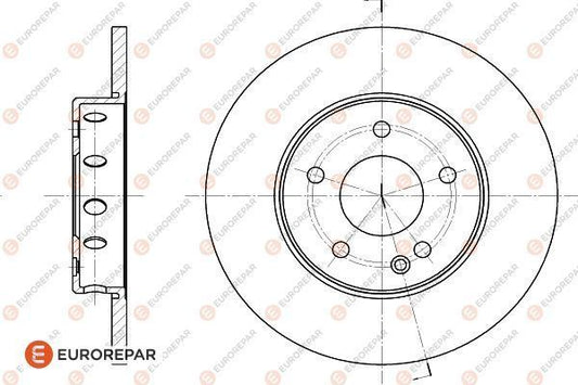 Brake Disc OEM (EUROREPAR) 1618875880