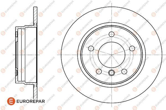 Brake Disc OEM (EUROREPAR) 1618877480