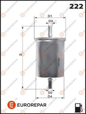 Diesel Filter OEM (EUROREPAR) 1611658080