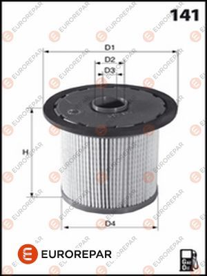 Diesel Filter OEM (EUROREPAR) 1643628780