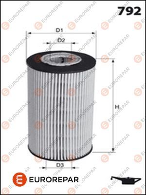 Oil Filter OEM (EUROREPAR) 1609563980