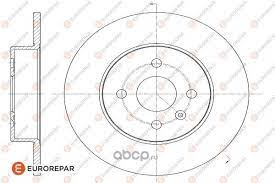 Brake Disc OEM (EUROREPAR) 1618865880