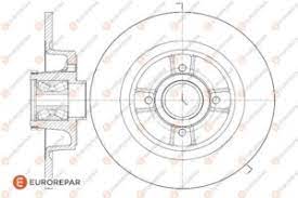 Brake Disc OEM (EUROREPAR) 1618866380