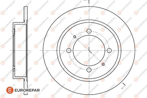 Brake Disc OEM (EUROREPAR) 1618878880