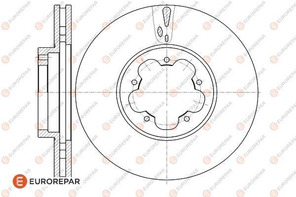 Brake Disc OEM (EUROREPAR) 1618889280