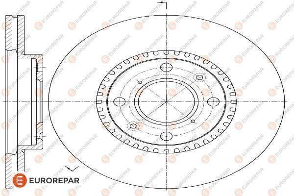 Brake Disc OEM (EUROREPAR) 1618870780