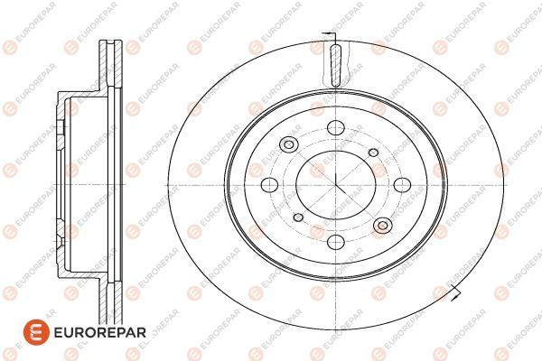 Brake Disc OEM (EUROREPAR) 1618870880