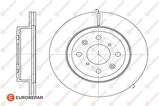 Brake Disc OEM (EUROREPAR) 1618870880