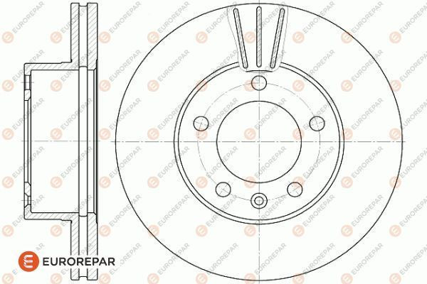 Brake Disc OEM (EUROREPAR) 1618871980