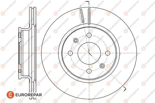 Brake Disc OEM (EUROREPAR) 1618887080