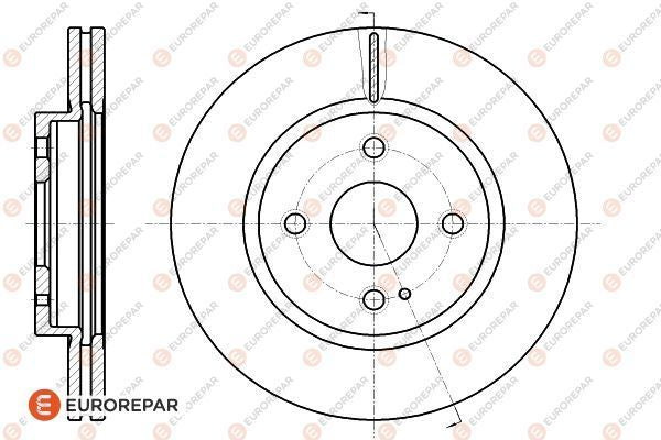 Brake Disc OEM (EUROREPAR) 1622813380