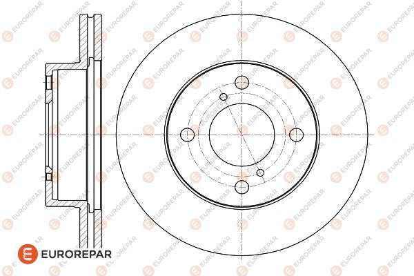 Brake Disc OEM (EUROREPAR) 1622814380