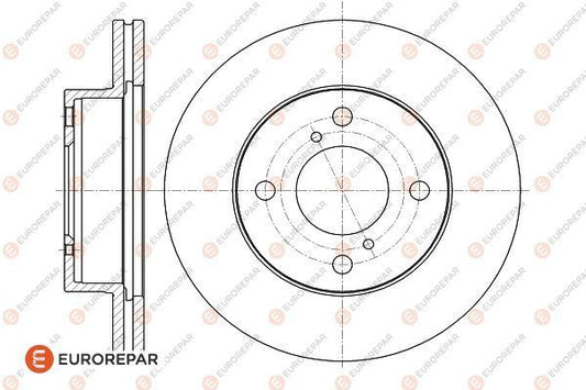 Brake Disc OEM (EUROREPAR) 1622814380