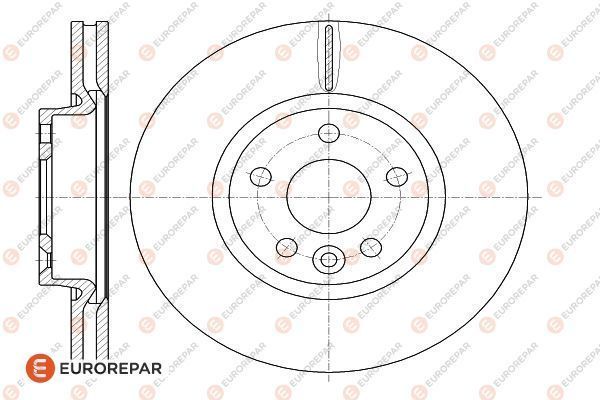 Brake Disc OEM (EUROREPAR) 1618889380