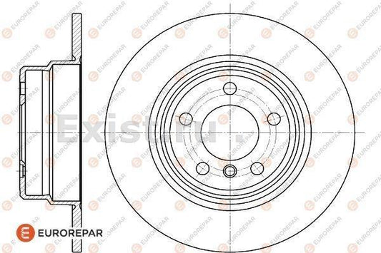 Brake Disc OEM (EUROREPAR) 1622809080