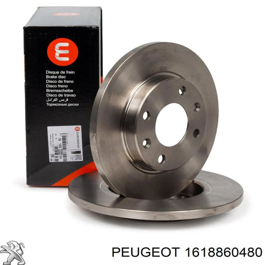 Brake Disc OEM (EUROREPAR) 1618860480