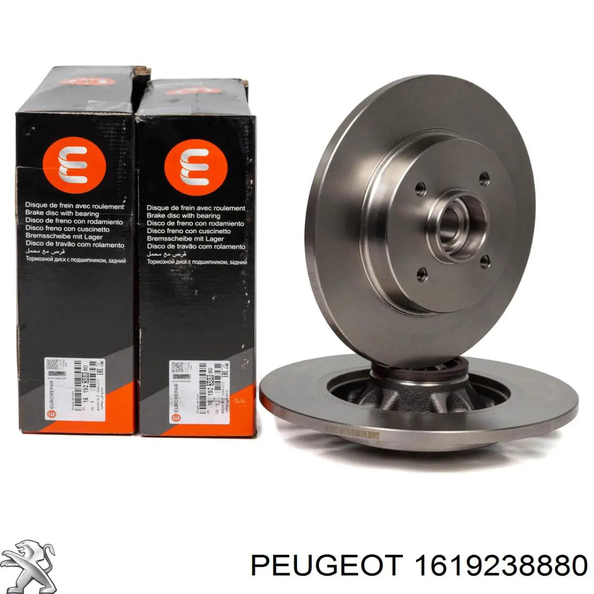 Brake Disc OEM (EUROREPAR) 1619238880